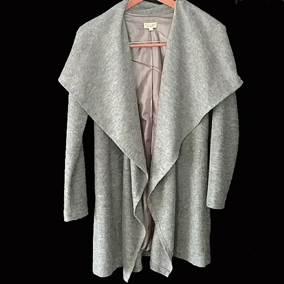 Piko 1988 Jackets & Blazers - FLASH SALE!!! Gray wool blend open shawl coat